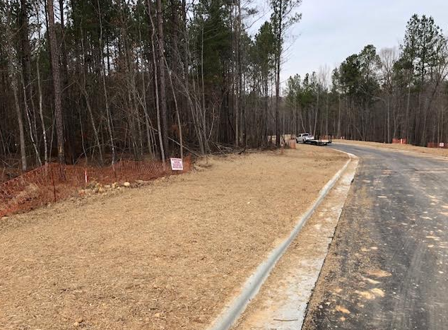 Sidewalk and Curbing performed by HGS Contracting crews