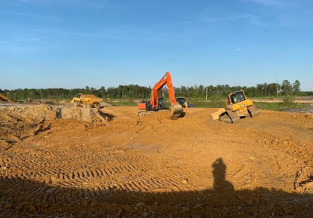 Commercial and Industrial Site Development performed by HGS Contracting crews