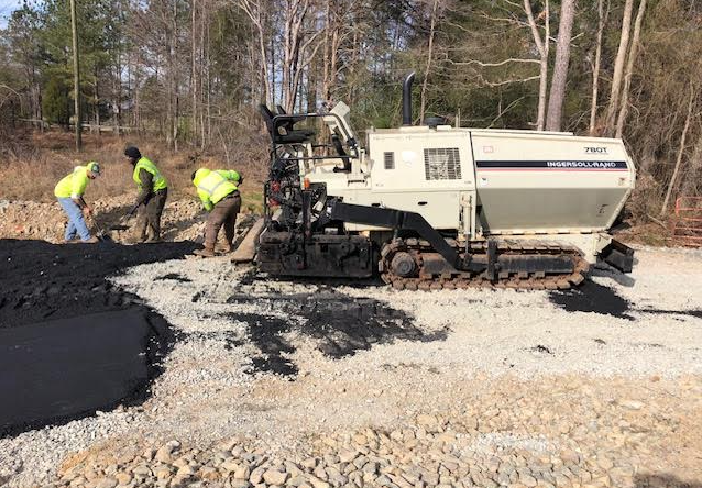 Road Paving and Surfacing performed by HGS Contracting crews