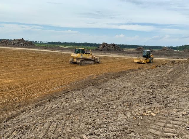 Mass Grading and Earthwork performed by HGS Contracting crews
