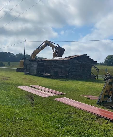 HGS Contracting crews performing demolition